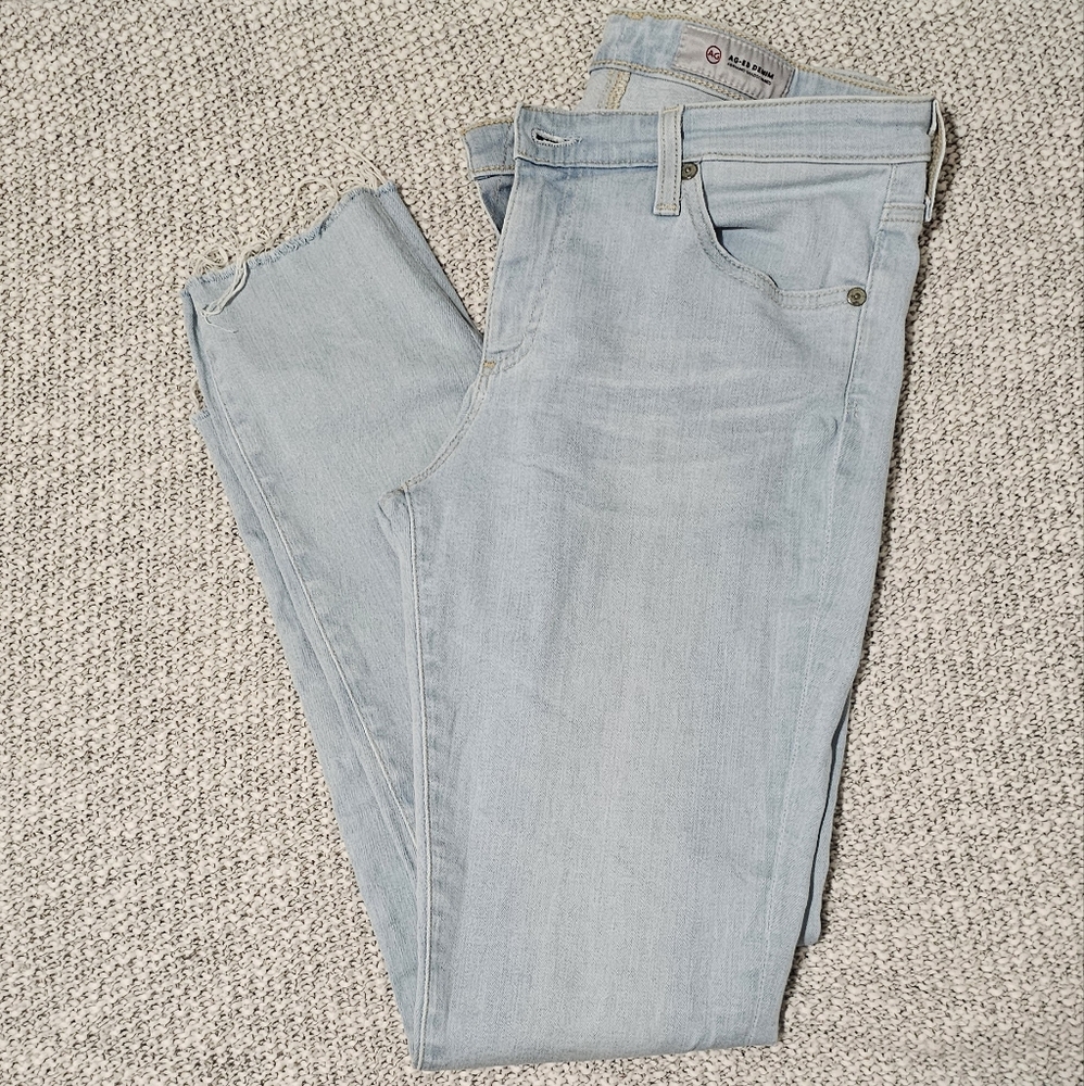AG Adriano Goldschmied Light Blue Women Jeans
